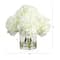 Wedding Collection 14in. Artificial Hydrangea Arrangement in Glass Vase